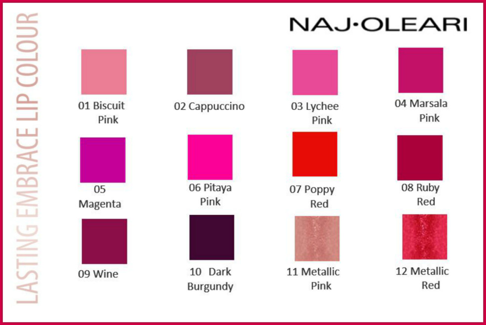 Lasting Embrace Lip Colour - odtiene