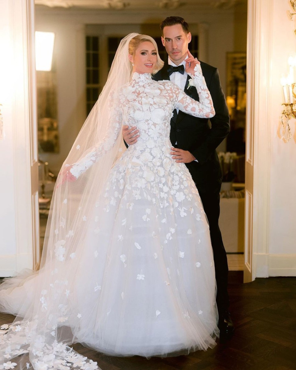 svadobná foto Paris Hilton