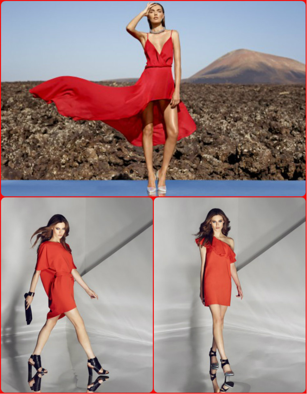 mohito red dress