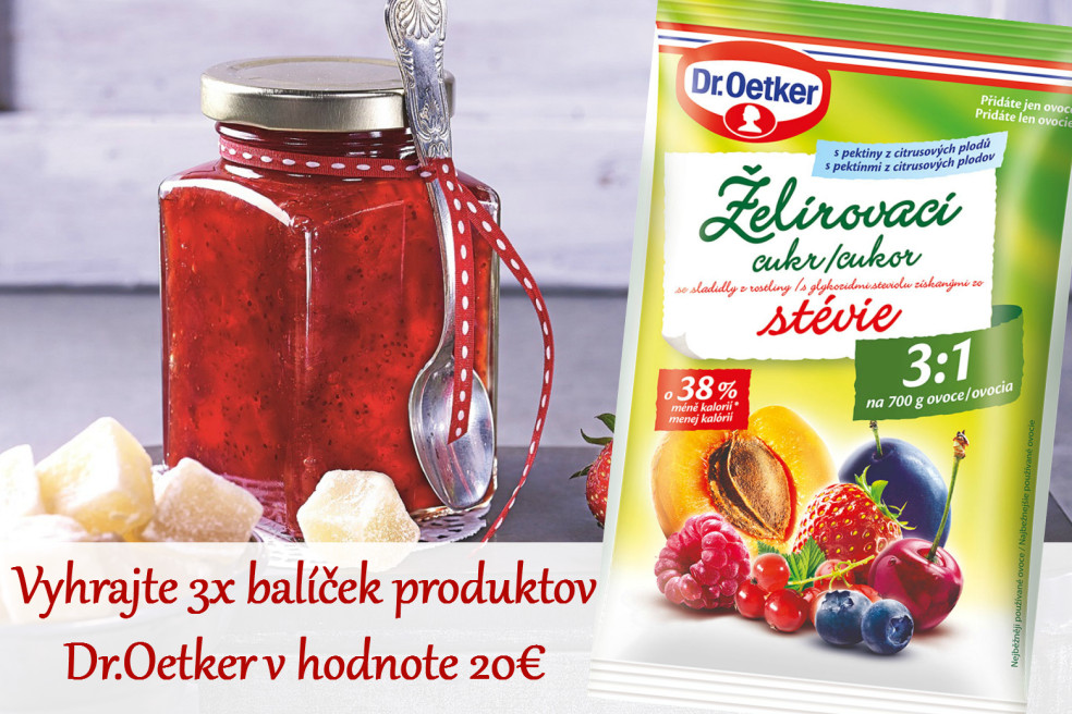 Vyhrajte balíček produktov Dr.Oetker v hodnote 20€