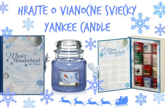 Voňavá súťaž o zimné vône sviečok YANKEE CANDLE