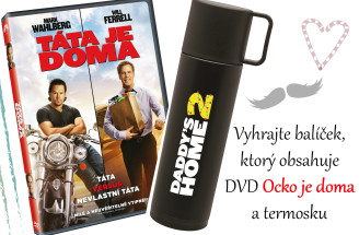 Vyhrajte balíček, ktorý obsahuje DVD Ocko je doma a termosku