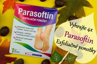 Vyhrajte 4x Parasoftin Exfoliačné ponožky od naturprodukt.sk
