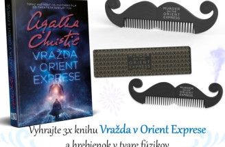 Vyhrajte 3x knihu Agatha Christie - Vražda v Orient Exprese a fúziky