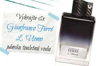 Vyhrajte 6x Gianfranco Ferré L´Uomo pánsku toaletnú vodu