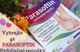 Vyhrajte 4x Parasoftin Exfoliačné ponožky od Naturprodukt.sk