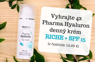 Vyhrajte 4x Pharma Hyaluron denný krém RICHE + SPF 15