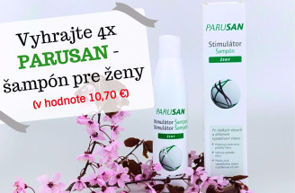 Vyhrajte 4x PARUSAN Stimulátor Šampón pre ženy (v hodnote 10,70 €)