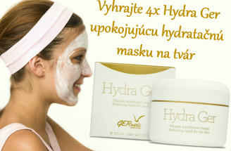 Vyhrajte 4x Hydra Ger upokojujúcu hydratačnú masku na tvár