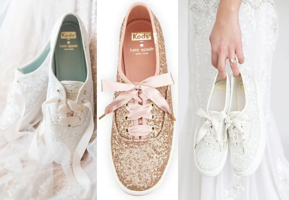 svadobné tenisky keds