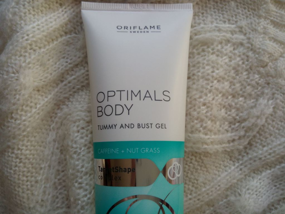 TEST: Oriflame - Optimals Body - Spevňujúci Gél na Bruško a Poprsie