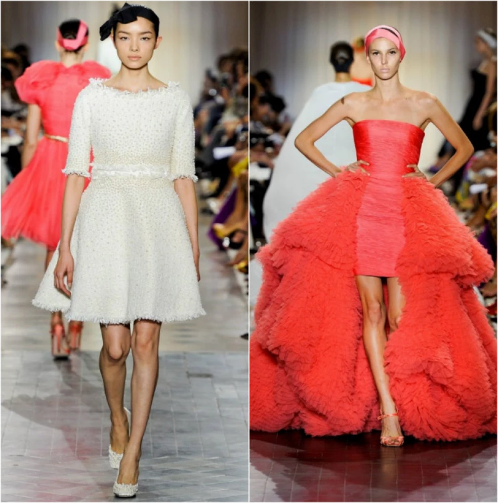 Fotografie z prehliadky HAUTE COUTURE Giambattista Valli