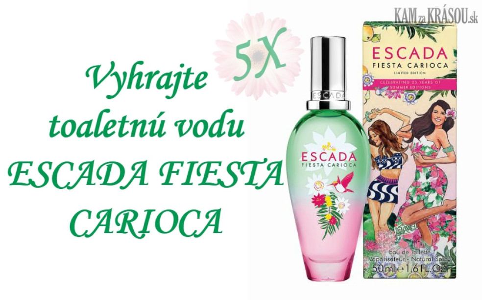 Escada Fiesta Carioca - 25 rokov vášne koncentrovaných v jedinom flakóne