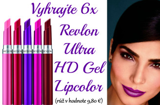 Vyhrajte 6x Revlon Ultra HD Gel Lipcolor (rúž v hodnote 9,80 €)
