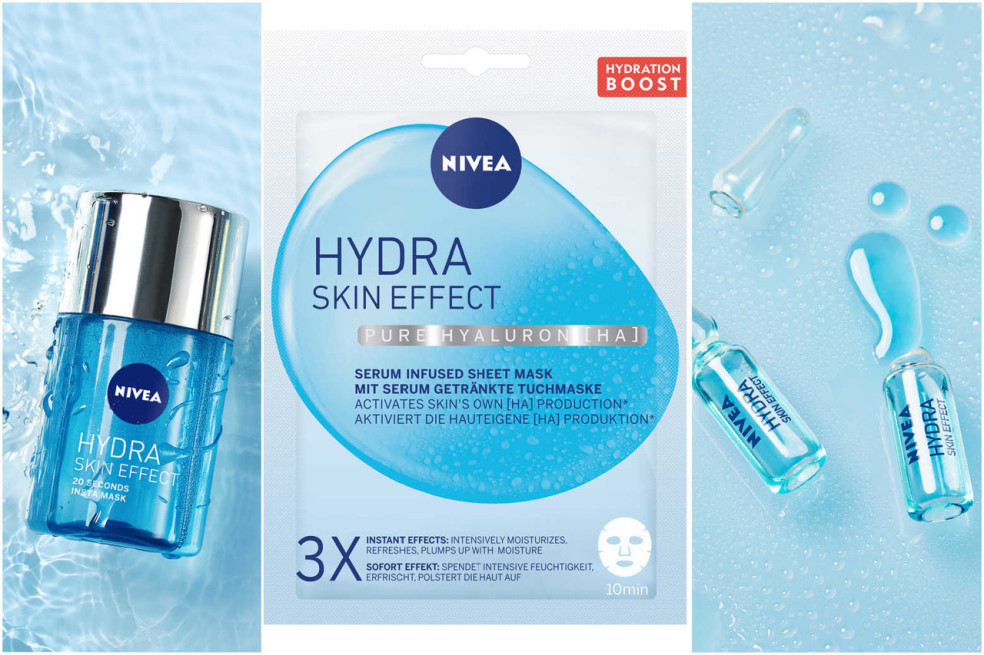 Nivea Hydra Skin Effect prípravky