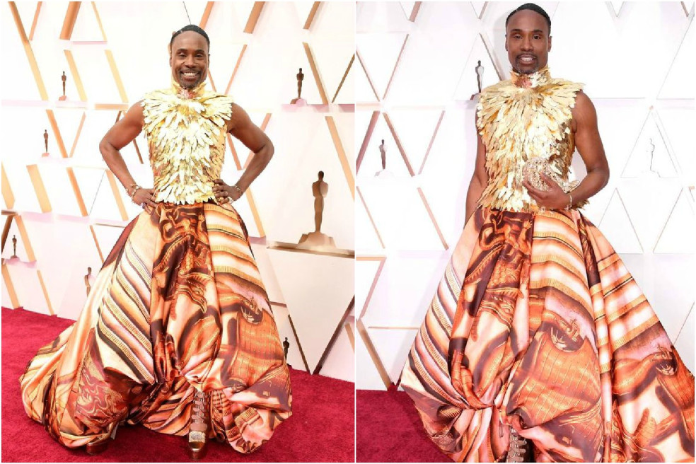 Billy Porter na udeľovaní cien Oscar 2020