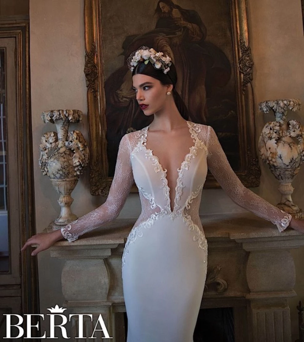 Elegantné a sexi svadobné šaty BERTA 2015