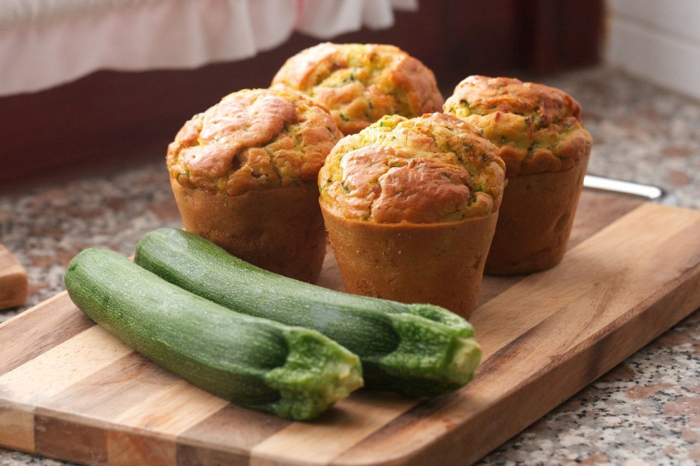recept na cuketové muffiny