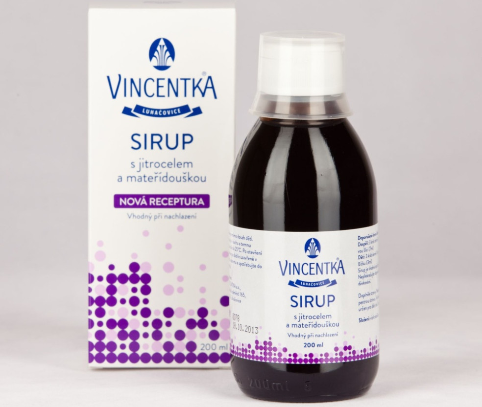 vincentka sirup proti kašlu