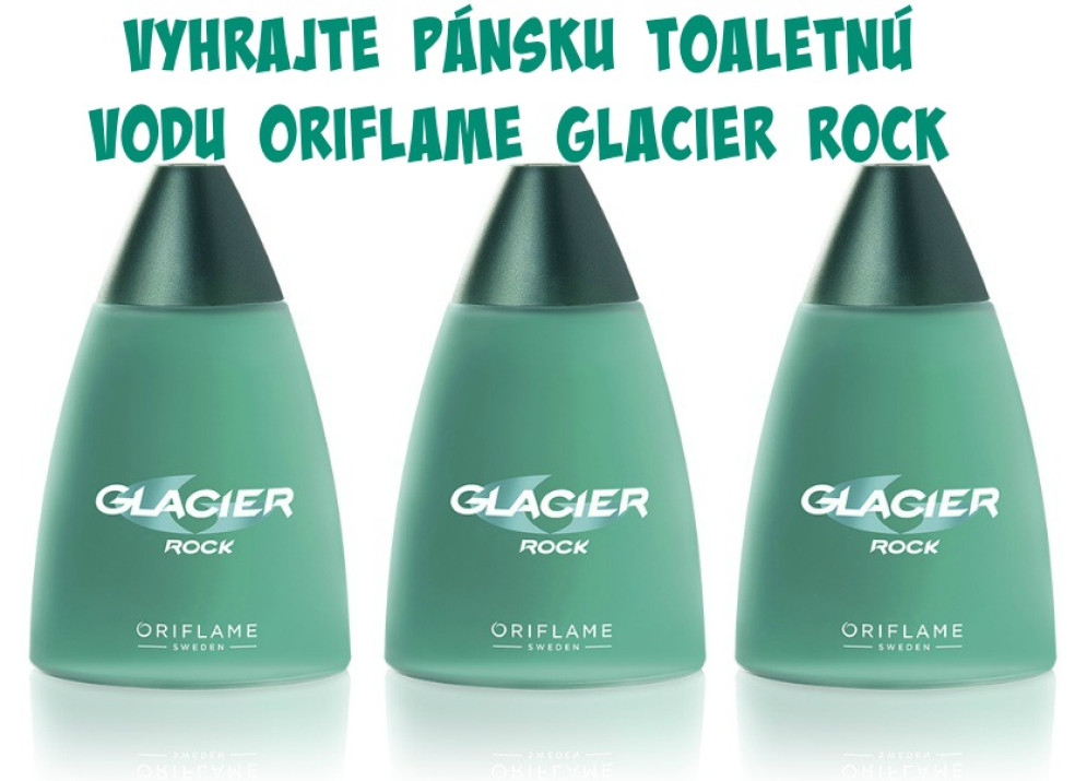 Vyhrajte pánsku toaletnú vodu ORIFLAME Glacier Rock