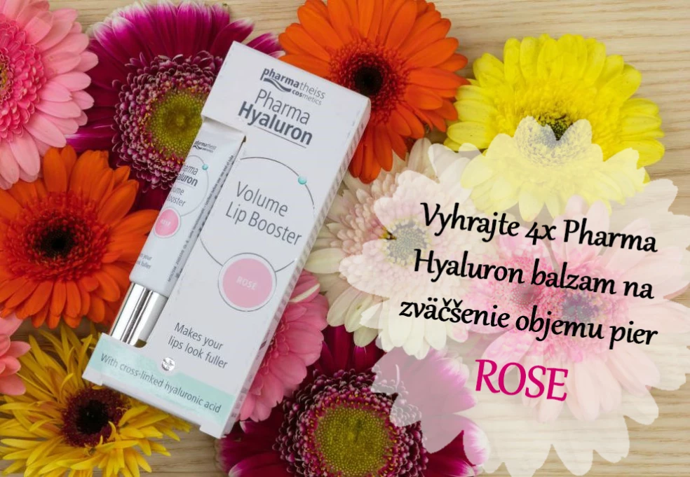 Pharma Hyaluron balzam na zväčšenie objemu pier ROSE
