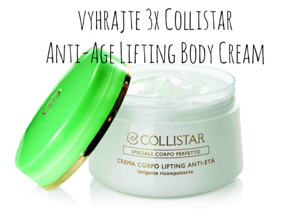 Vyhrajte 3x telovú starostlivosť - Collistar Anti-Age Lifting Body Cream (400 ml. 54,90 €)