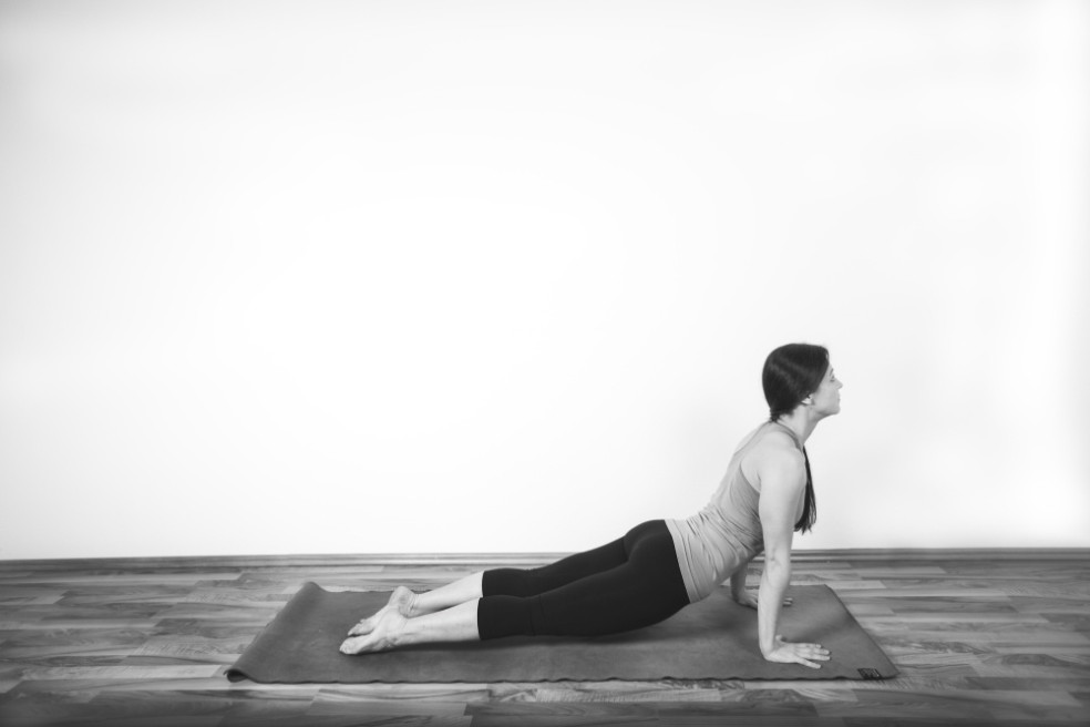 Hore pozerajúci pes/ Kobra/Urdhva Mukha Svanasana