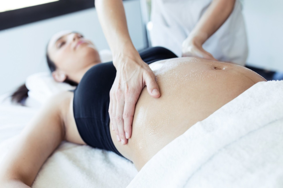 masáž v tehotenstve