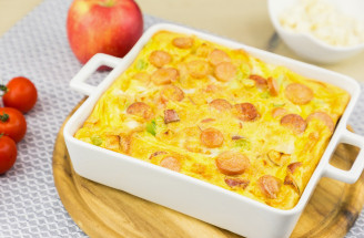 Recept na omeletu s jablkom a párkami: Netradičná, ale lahodná!
