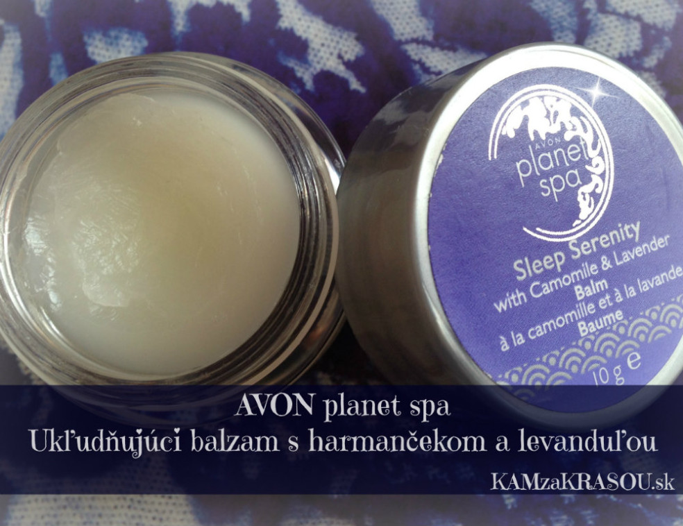 AVON planet spa ukľudňujúci balzam