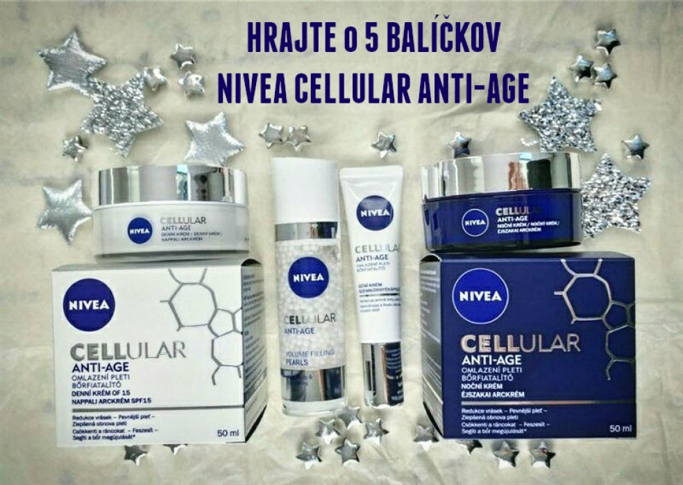 Získajte starostlivosť pre mladší vzhľad pleti od NIVEA Cellular Anti-Age (balíček 41 €)