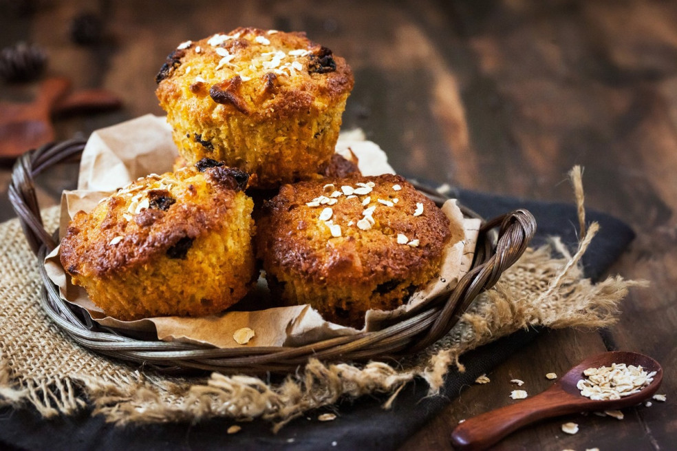 jablkové muffiny s mrkvou