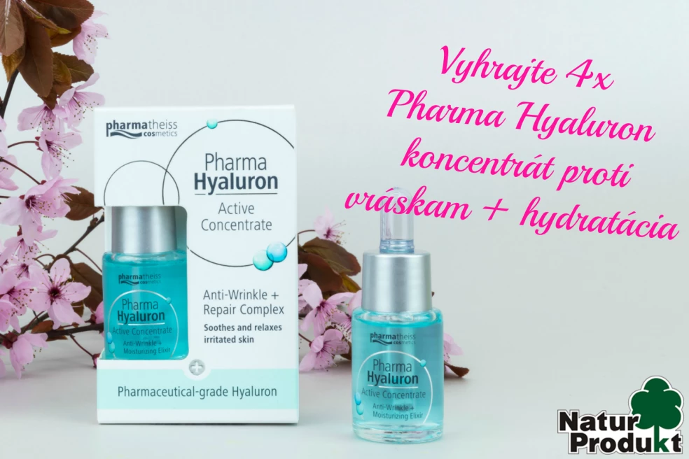 Vyhrajte 4x Pharma Hyaluron koncentrát proti vráskam + hydratácia