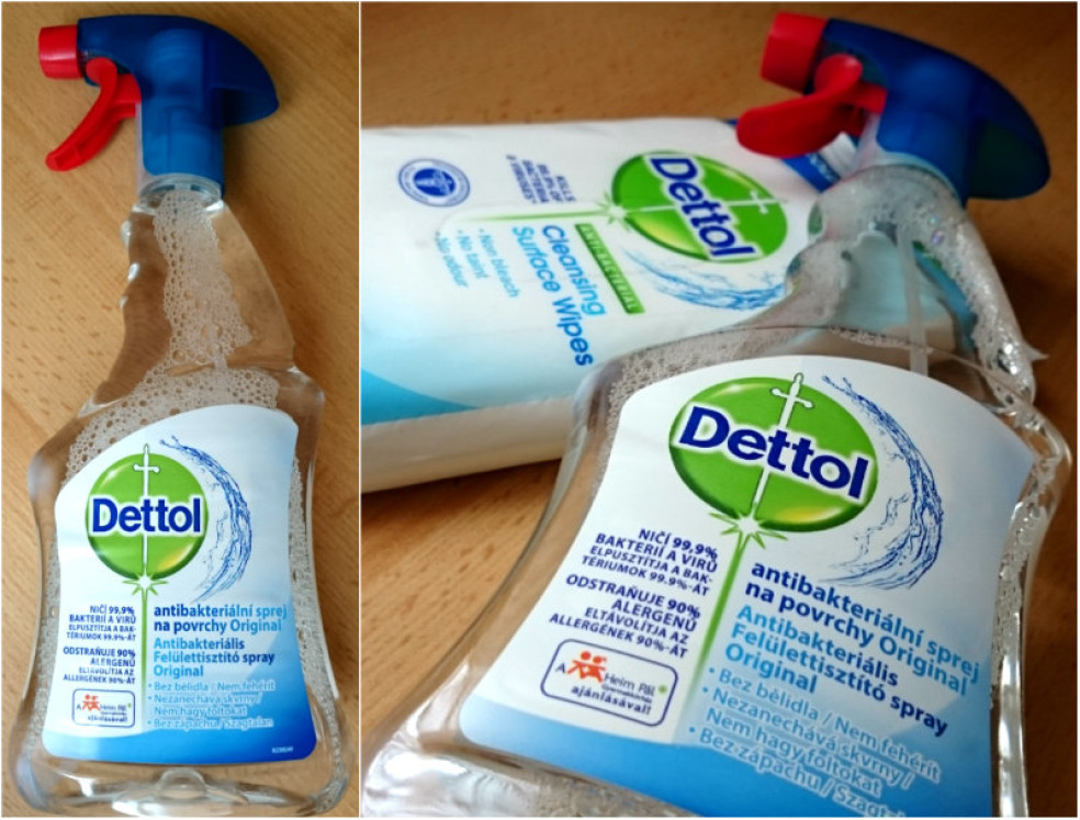 TEST: Dettol antibakteriálny sprej na povrchy