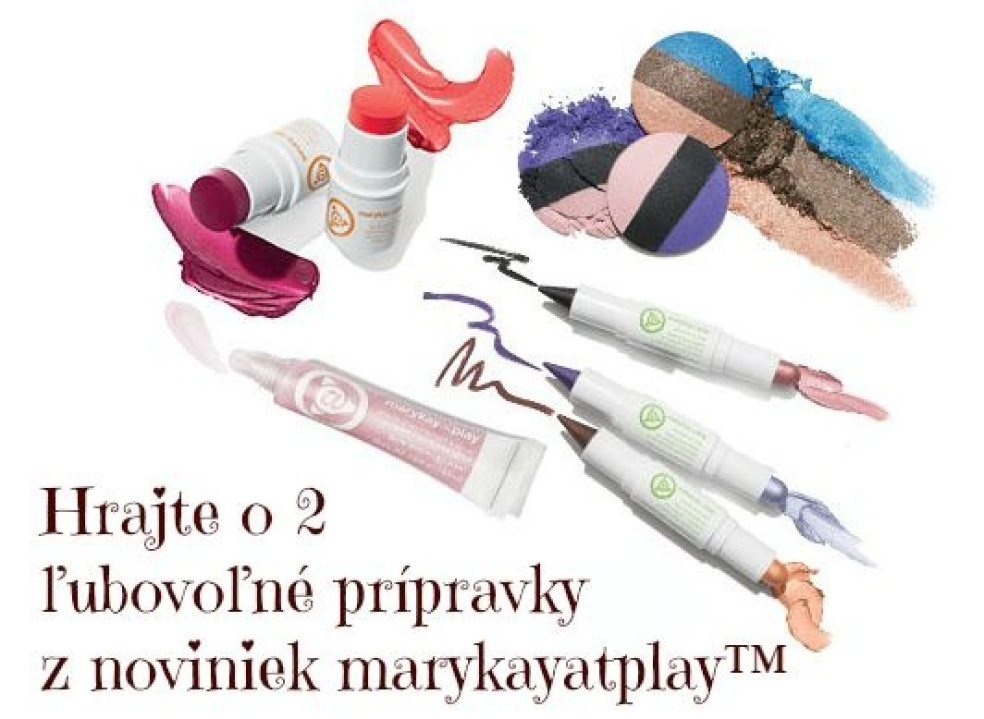 Hrajte o 2 ľubovoľné prípravky z aktuálnych noviniek marykayatplay™