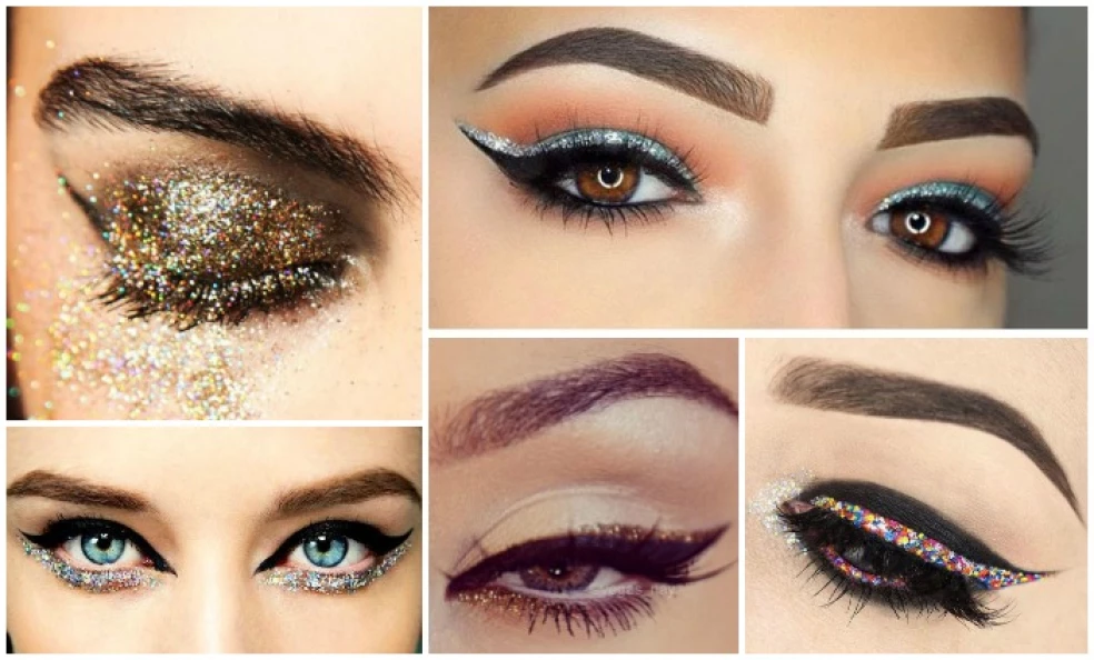 confetti eyliner tutorial