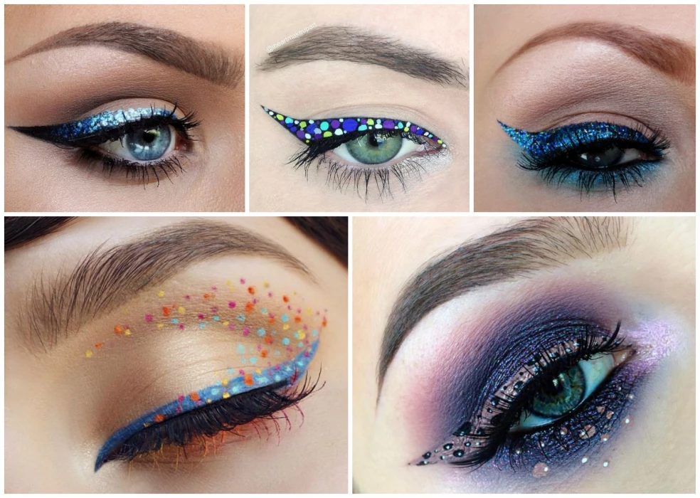 eyeliner dots tutorial