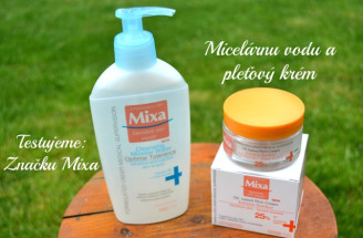 TEST: Mixa – Pleťová starostlivosť – Micelárna voda a pleťový krém