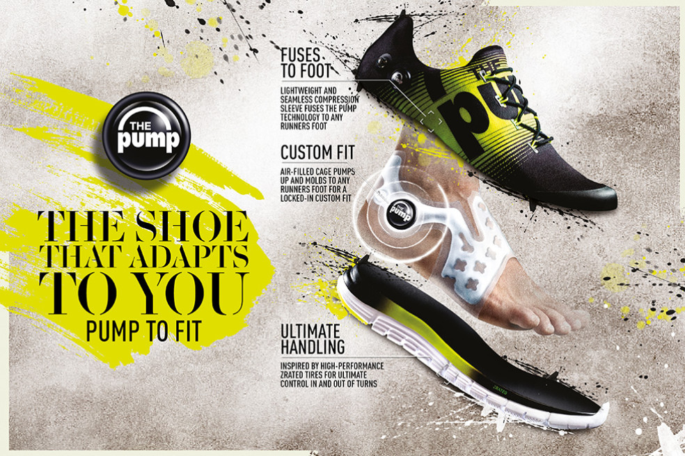 Reebok Nový typ bežeckých topánok ZPump Fusion
