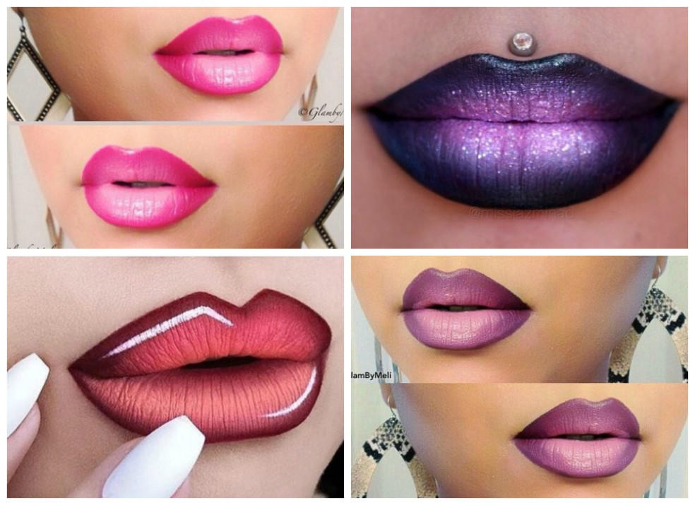ombre lips pery