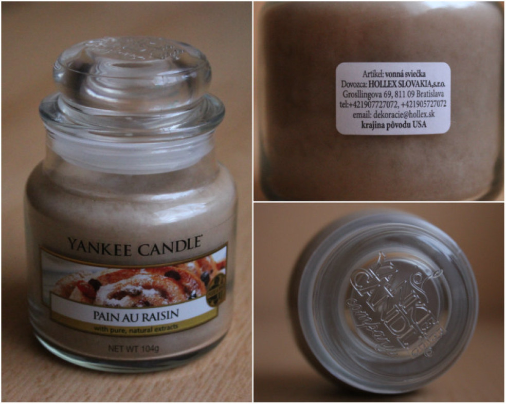 Yankee Candle vonná sviečka Pain Au Raisin