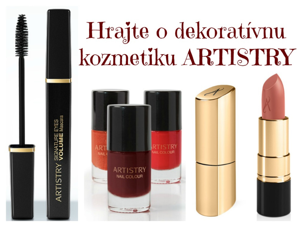 HRAJTE O 3 BALICKY DEKORATIVNEJ KOZMETIKY ARTISTRY OD AMWAY