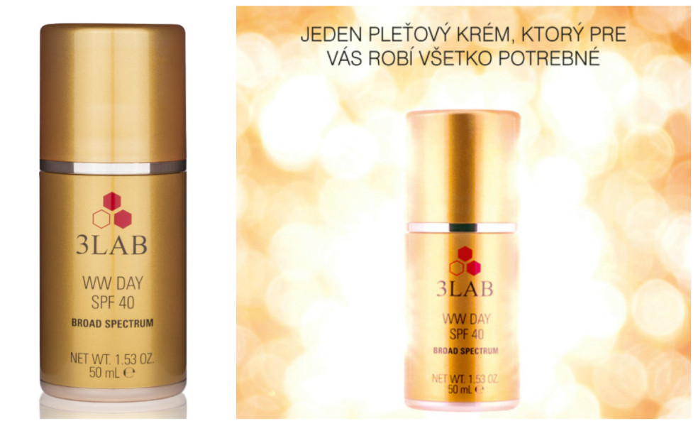 3LAB denný krém WW DAY SPF 40