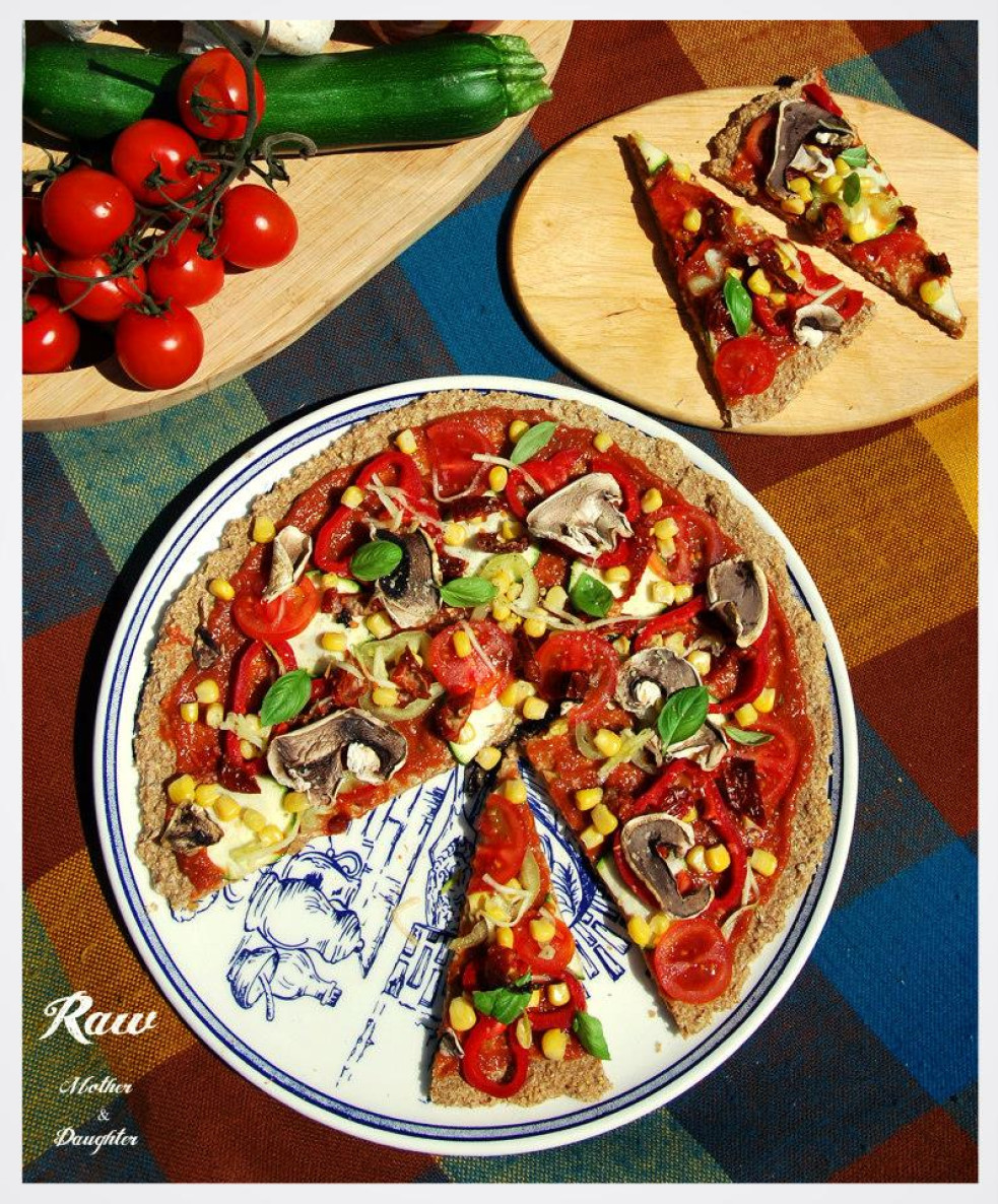 raw recept - orechová torta
