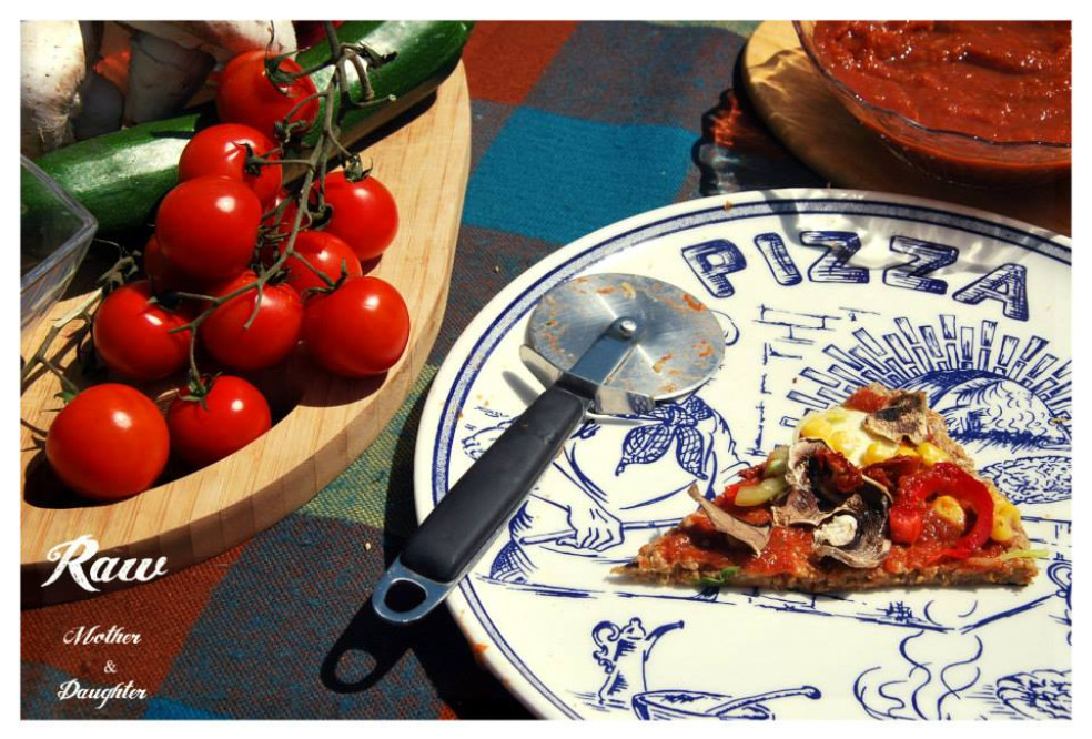 raw recept - orechová torta