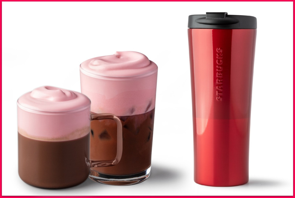 valentínsky tumbler Starbucks