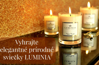 SÚŤAŽ o elegantné prírodné sviečky LUMINIA