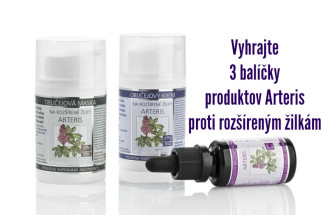 Vyhrajte 3 balíčky produktov Arteris od Nobilis Tilia proti rozšíreným žilkám