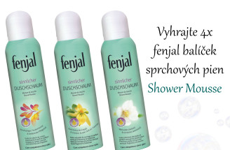Vyhrajte 4x fenjal balíček sprchovacích pien Shower Mousse