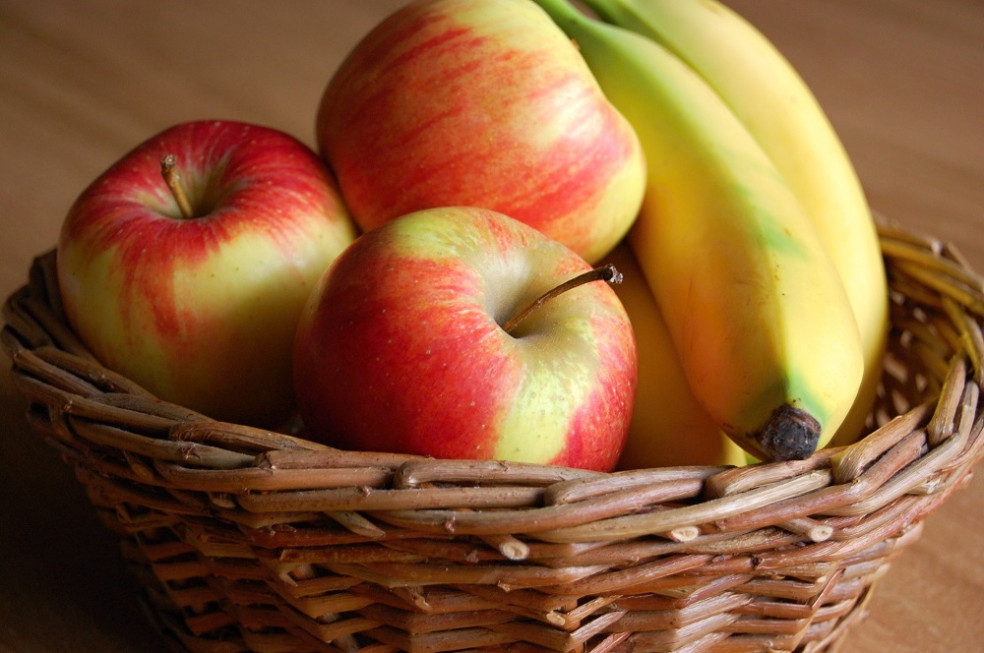 ako skladovať jablká a banány